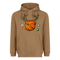 Basketball Horn Christmas Heavyweight Hoodie | Teevron