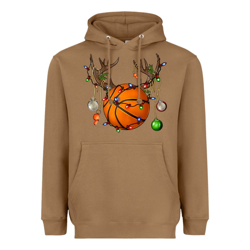 Basketball Horn Christmas Heavyweight Hoodie by BundleAndBundleShop | Teevron