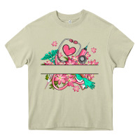 Mossy nurse flowers custom name design Heavy Core Tee - RanaPortraitStore