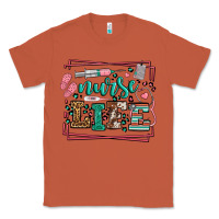 Copper Nurse life leopard frame Classic Tee - LillyAllenDesigns