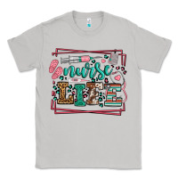 Moon Dust Nurse life leopard frame Classic Tee - LillyAllenDesigns