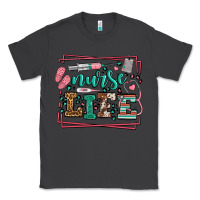 Smoke Nurse life leopard frame Classic Tee - LillyAllenDesigns