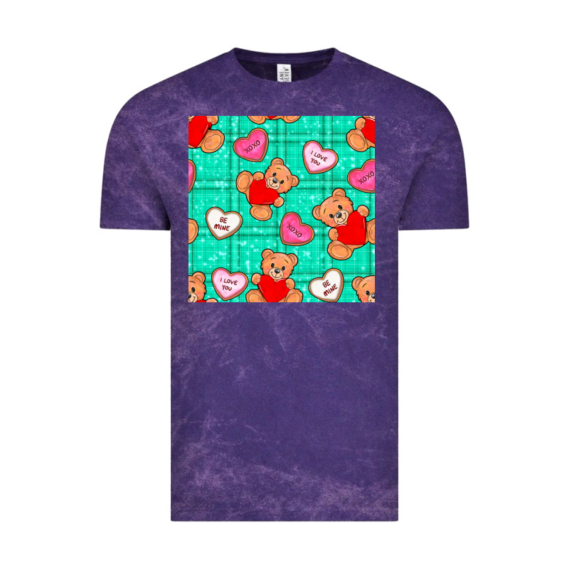 Valentines Day Teddy Bears And Cookies Seamless Pattern Vintage Tee by BundleAndBundleShop | Teevron