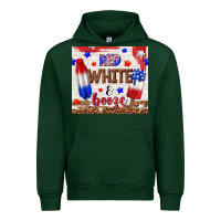 Forest Green red white and booze Urban Hoodie - TumblerDesignByShophia