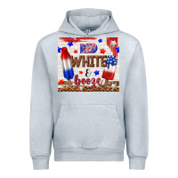 Heather Grey red white and booze Urban Hoodie - TumblerDesignByShophia