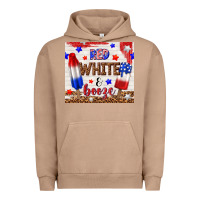 Pigment Burro red white and booze Urban Hoodie - TumblerDesignByShophia