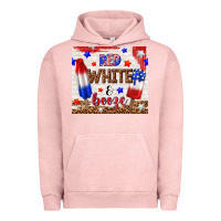 Pigment Salmon red white and booze Urban Hoodie - TumblerDesignByShophia