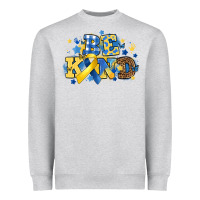 Heather Grey be kind Heavyweight Sweatshirt - Artiststas