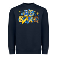 Navy be kind Heavyweight Sweatshirt - Artiststas