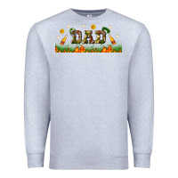 Heather Grey american football dad libbey glass Premium Sweatshirt - BundleAndBundleShop