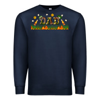 Navy american football dad libbey glass Premium Sweatshirt - BundleAndBundleShop