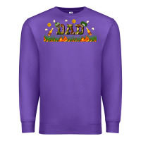 Purple american football dad libbey glass Premium Sweatshirt - BundleAndBundleShop