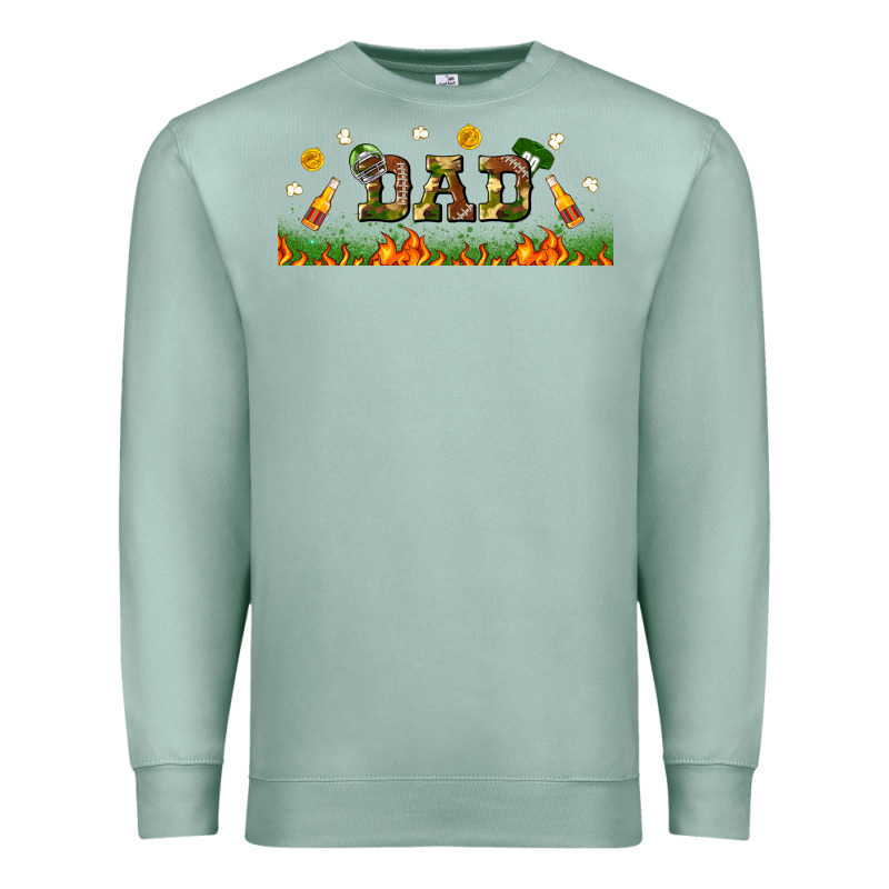 American Football Dad Libbey Glass Premium Sweatshirt by BundleAndBundleShop | Teevron