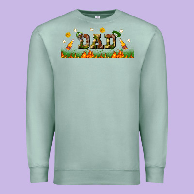 American Football Dad Libbey Glass Premium Sweatshirt Designed By Bundleandbundleshop