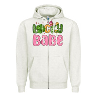 Oatmeal Heather lucky babe st patrick s day Zipper Hoodie - MaliasSmallBusiness