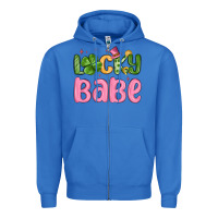 True Royal lucky babe st patrick s day Zipper Hoodie - MaliasSmallBusiness