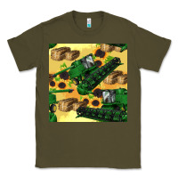 Army Green harvester seamless pattern Classic Tee - BundleAndBundleShop