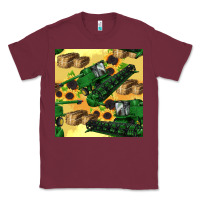 Burgundy harvester seamless pattern Classic Tee - BundleAndBundleShop
