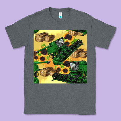 Harvester Seamless Pattern Classic Tee Designed By Bundleandbundleshop