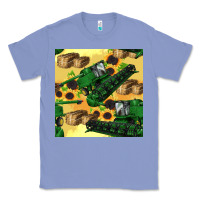 Colony Blue harvester seamless pattern Classic Tee - BundleAndBundleShop