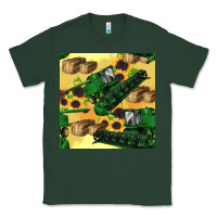 Sports Green harvester seamless pattern Classic Tee - BundleAndBundleShop