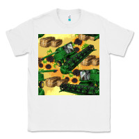 White harvester seamless pattern Classic Tee - BundleAndBundleShop