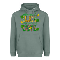 Sage Who Needs Luck When You're This Cute St. Patricks Heavyweight Hoodie - BundleAndBundleShop