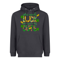 Smoke Who Needs Luck When You're This Cute St. Patricks Heavyweight Hoodie - BundleAndBundleShop