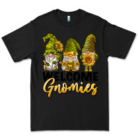 Black welcome gnomies sunflowers Premium Tee - BarkalooDesign