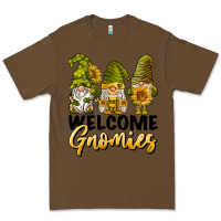 Cacao welcome gnomies sunflowers Premium Tee - BarkalooDesign