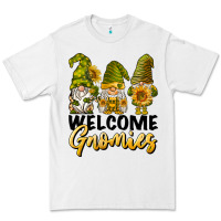 White welcome gnomies sunflowers Premium Tee - BarkalooDesign