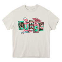 Cream nurse Heavy Core Tee - RanaPortraitStore