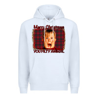 White Merry Christmas You Filthy Animal Premium Hoodie - Bettercallsaul