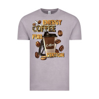 Vintage Zinc energy coffee fuel station Vintage Tee - Artiststas