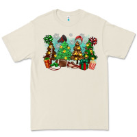 Bone christmas trees with football Premium Tee - Zillion Design Studio