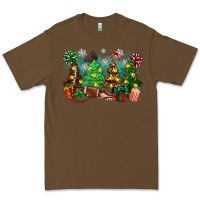 Cacao christmas trees with football Premium Tee - Zillion Design Studio