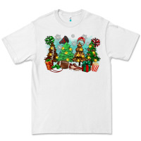 White christmas trees with football Premium Tee - Zillion Design Studio