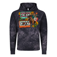 Cloud Black rodeo sunflower cactus cassette Vintage Hoodie - FaDigitalArtStudio