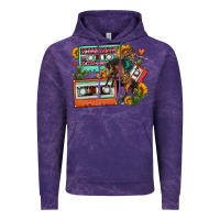 Cloud Purple rodeo sunflower cactus cassette Vintage Hoodie - FaDigitalArtStudio