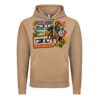 Vintage Coffee rodeo sunflower cactus cassette Vintage Hoodie - FaDigitalArtStudio