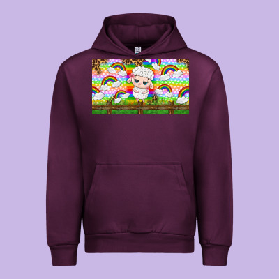 Cute Sheep Urban Hoodie Designed By Tumblerdesignbyshophia