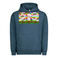 Pigment Midnight Navy cute sheep Urban Hoodie - TumblerDesignByShophia