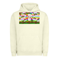 Pigment Pistachio cute sheep Urban Hoodie - TumblerDesignByShophia