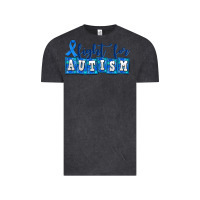 Vintage Black fight for autism Vintage Tee - AdoDesignShop