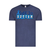Vintage Denim fight for autism Vintage Tee - AdoDesignShop