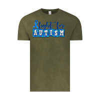 Vintage Olive fight for autism Vintage Tee - AdoDesignShop