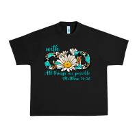 Black with god all things are possible daisy Urban Heavy Tee - AdoDesignShop