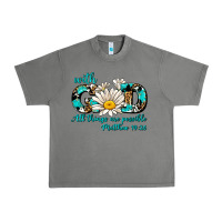 Tornado with god all things are possible daisy Urban Heavy Tee - AdoDesignShop