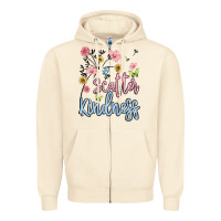 Sandshell scatter kindness Zipper Hoodie - MaliasSmallBusiness