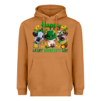 Meerkat Happy Saint Patrick'S Day With Clover Heavyweight Hoodie - BundleAndBundleShop